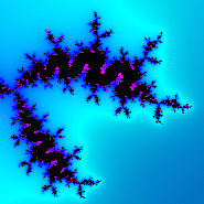 Julia fractal met complexe constante