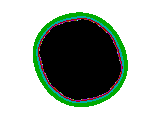 Julia set, c = 0,1 i