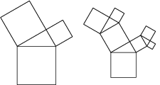 Scheve boom van Pythagoras