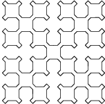 Sierpinski ster, orde 2